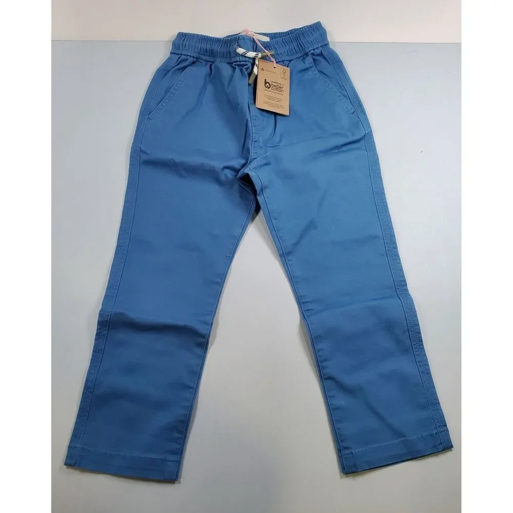 Boden Slim Pull On Trousers Kids 3 - 4 Y NWT Relaxed Fit Draw String Waist